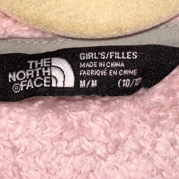 North Face Pink Zip Jacket Youth Medium - Picture 4 of 8